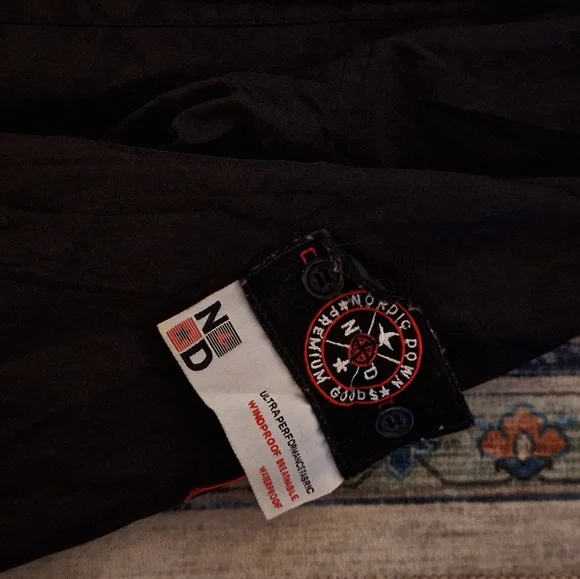 Nordic Down ULTRA PERFORMANCE Jacket Windproof/ Waterproof 3XL Black - Red White - Picture 4 of 7
